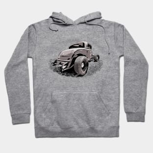 Gray 32 Ford Highboy Hoodie